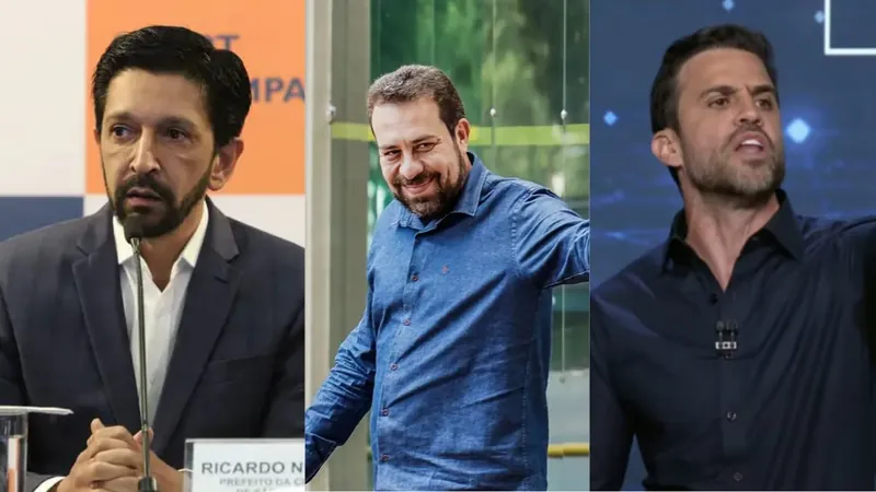 Marçal, Nunes e Boulos têm triplo empate técnico em SP, diz pesquisa