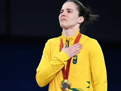 Alana Maldonado é bicampeã paralímpica no judô nas Paralimpíada de Paris