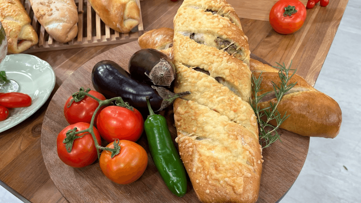 Baguete de berinjela com queijo provolone | Band Receitas