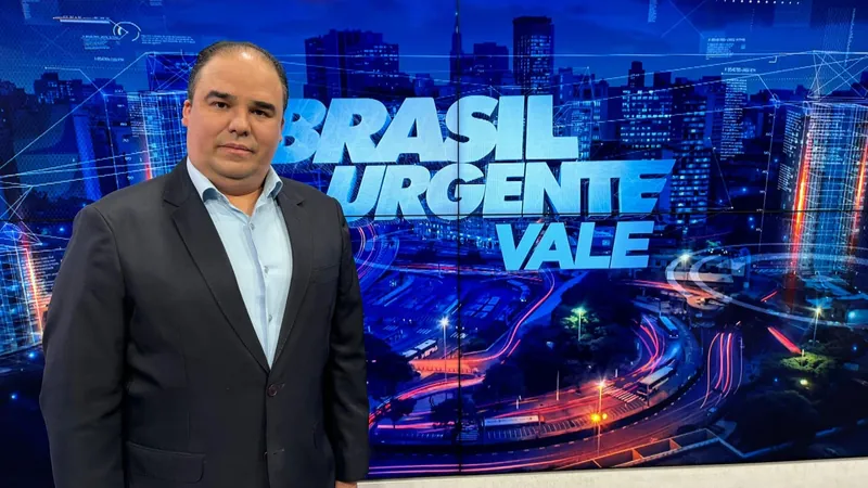 Brasil Urgente Vale estreia nesta segunda-feira (16), às 17h30, com comando de Cláudio Nicolini