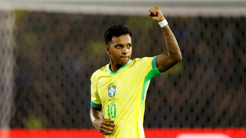 Rodrygo marca, Brasil bate Equador e volta a vencer após 3 derrotas nas Eliminatórias