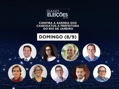 Confira agenda dos candidatos à Prefeitura do Rio neste domingo (8)