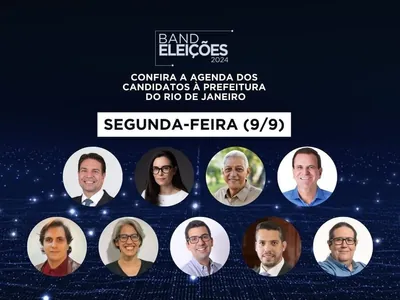 Confira agenda dos candidatos à Prefeitura do Rio nesta segunda-feira (9)