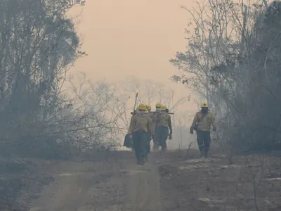 Brasil envia equipe de bombeiros para combater incêndios na Bolívia