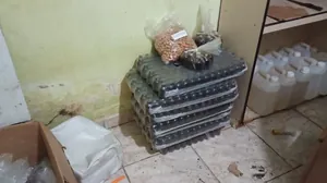 GM de Campinas localiza ‘casa bomba’ e apreende 10 kg de maconha e 50 litros de lança-perfume