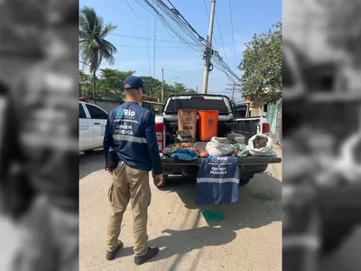 30 kg de cobre são apreendidos durante ação da SEOP em ferro-velho nesta terça-feira