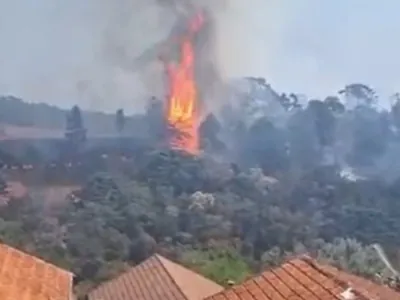 Vale do Paraíba registra dois focos de incêndio; região enfrenta alerta de baixa umidade