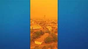 VÍDEO: cidade de Goiás fica com céu alaranjado por conta das queimadas e poluição