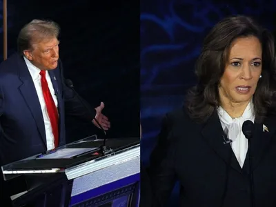 Nova pesquisa nos EUA mostra Kamala e Trump tecnicamente empatados