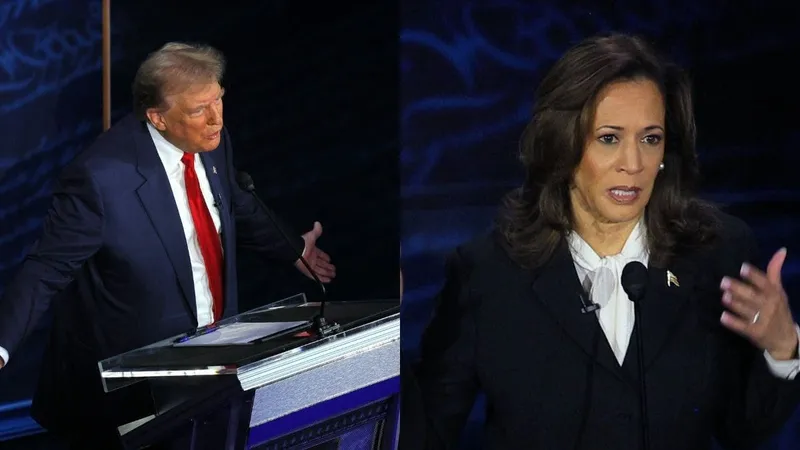 Nova pesquisa nos EUA mostra Kamala e Trump tecnicamente empatados