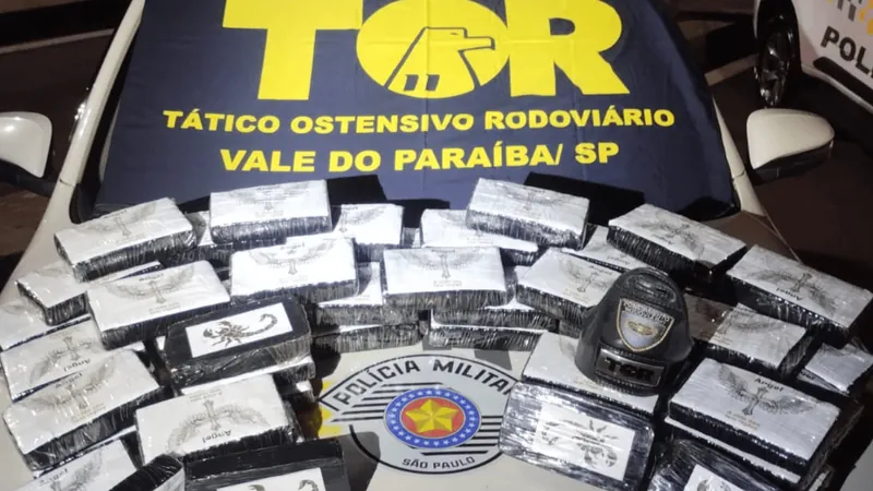 Duas mulheres são presas com drogas avaliadas em R$ 7 milhões em São José dos Campos