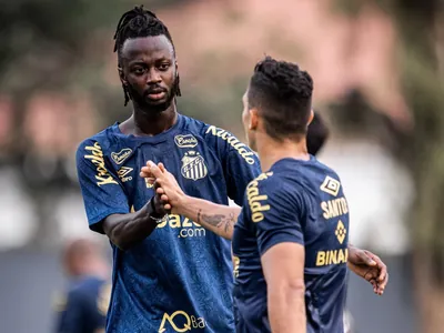 Reforço da Gâmbia faz gol em jogo-treino do Santos; veja o lance