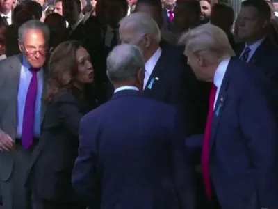 Trump teria elogiado Kamala Harris durante homenagem às vítimas do 11 de setembro