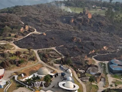 Polícia Ambiental prende suspeito de provocar incêndio no Pico das Cabras