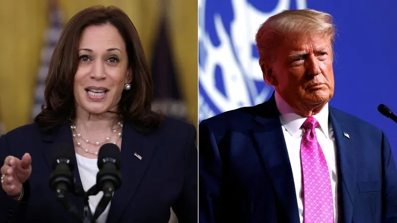 Kamala Harris condena violência política após suposto atentado contra Trump