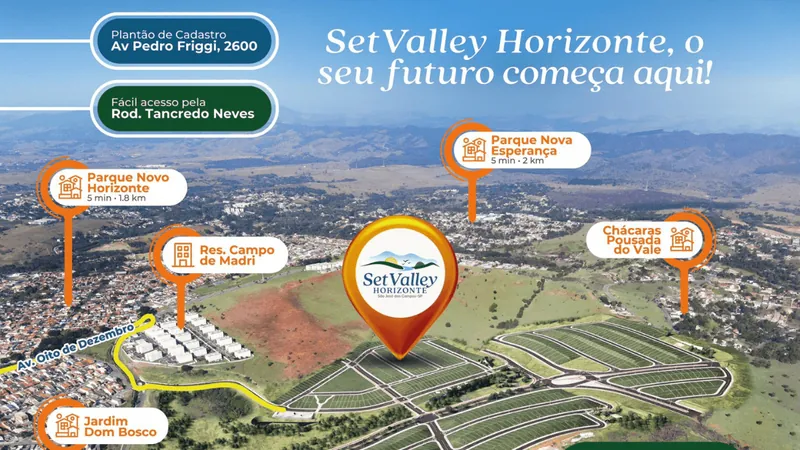 Região leste de SJC expande e ganha novo bairro no Novo Horizonte