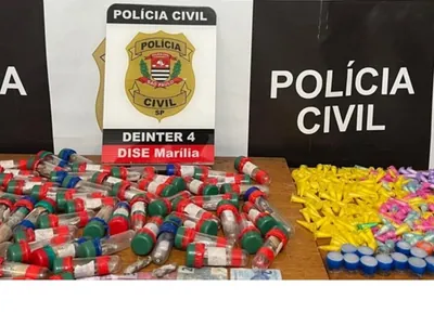 Polícia Civil apreende cocaína, crack e maconha em Marília