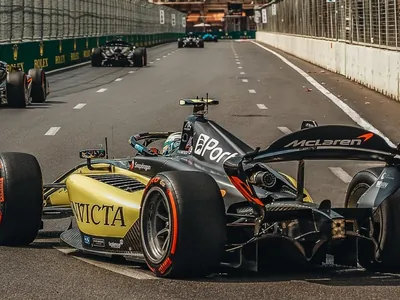 Bortoleto é 5º na corrida sprint da F2 em Baku; piloto paraguaio vence pela primeira vez