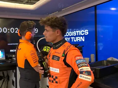 Lando Norris larga em 17º no GP do Azerbaijão após bandeira amarela no fim do Q1