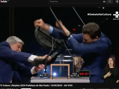 Datena agride Marçal e é expulso de debate da TV Cultura