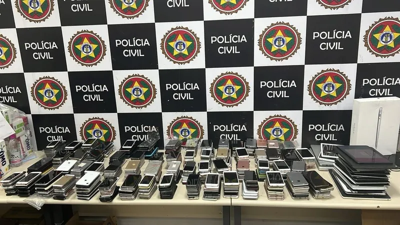 Operação para recuperar celulares furtados no Rock in Rio tem 750 aparelhos apreendidos