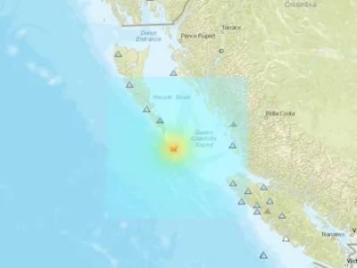 Terremoto de magnitude 6,5 atinge cidade no Canadá