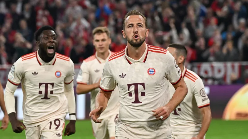 Harry Kane faz quatro, Bayern atropela Dínamo Zagreb e vence por 9 a 2 na Champions