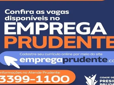 Emprega Prudente tem mais de 230 vagas de trabalho nesta terça-feira (17)