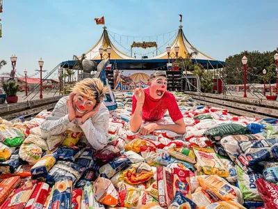 Reder Circus anuncia ingressos com desconto em todos os setores com doação de 1kg de alimento