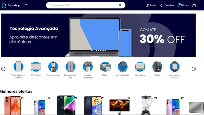 Grupo Bandeirantes lança a plataforma de e-commerce Bandshop