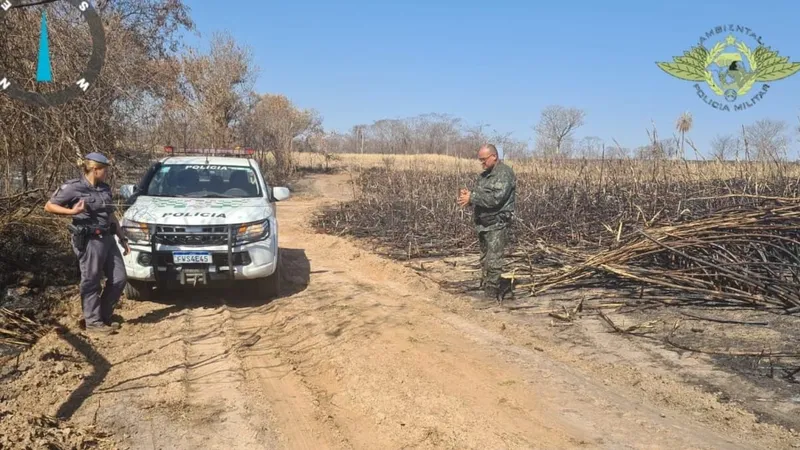 Sitiante é multado por provocar incêndio em área de preservação