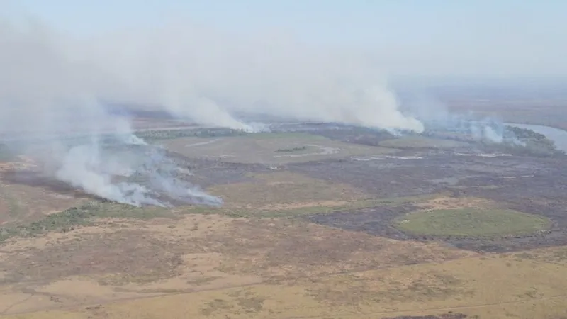 PF deflagra operação contra incêndios criminosos no Pantanal