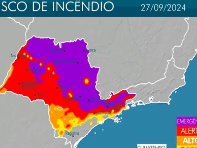 Risco de incêndios florestais aumenta com a alta nas temperaturas