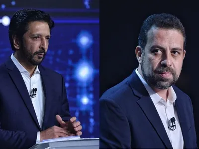 Nunes e Boulos chegam na Band para participar do debate no segundo turno