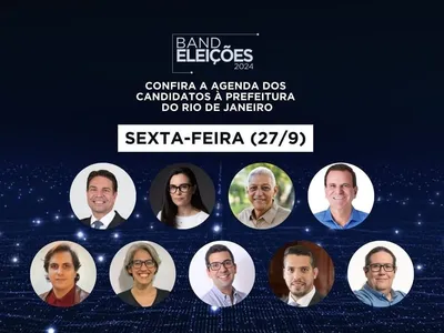 Confira agenda dos candidatos à Prefeitura do Rio nesta sexta-feira (27)