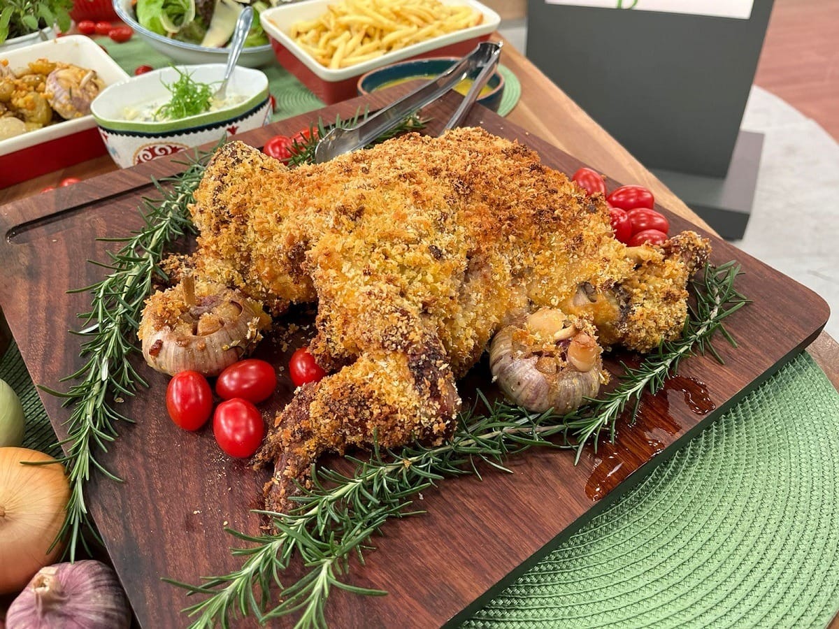 Frango espalmado crocante | Band Receitas