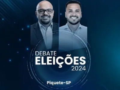 Assista ao vivo o debate com candidatos à prefeitura de Piquete