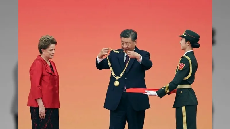 Dilma recebe a maior honraria concedida pelo governo da China