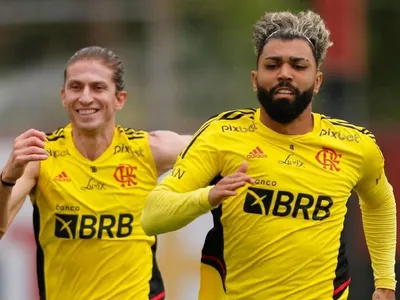 Em 2021, Gabigol "profetizou" Filipe Luís treinador do Flamengo e brincou: não vou te respeitar