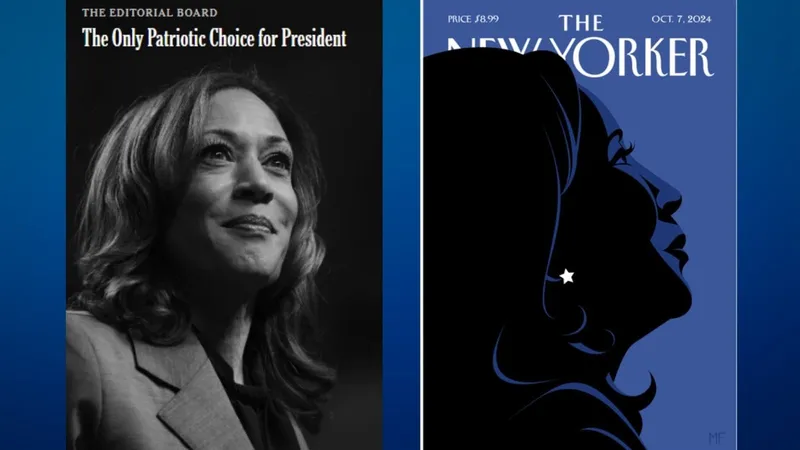 New York Times e New Yorker declaram apoio para Kamala Harris