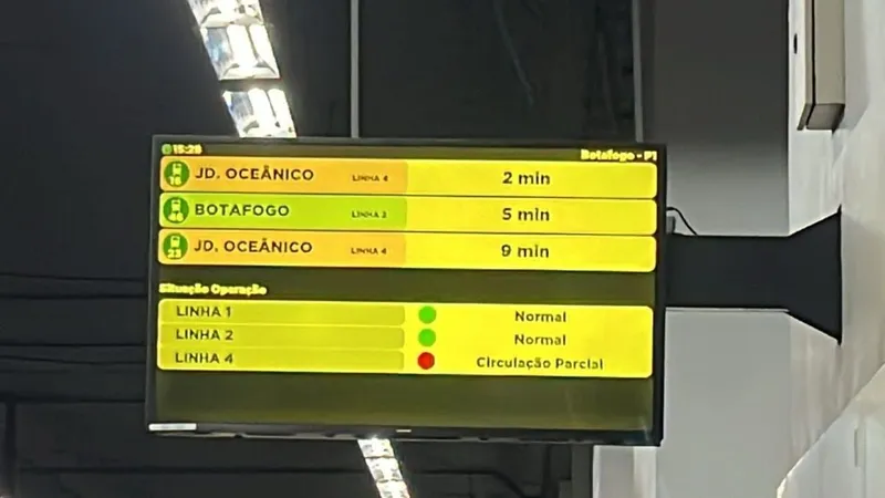 Estações de metrô Jardim Oceânico e São Conrado estão temporariamente fechadas