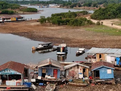 Seca no Amazonas causa aumento em casos de hepatite A, febre tifoide e diarreia aguda