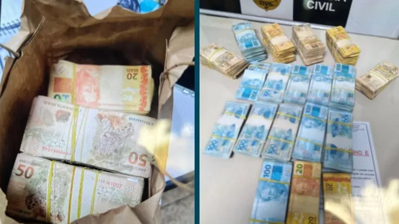 Polícia apreende R$ 255 mil em espécie dentro de carro na Anhanguera, em Campinas