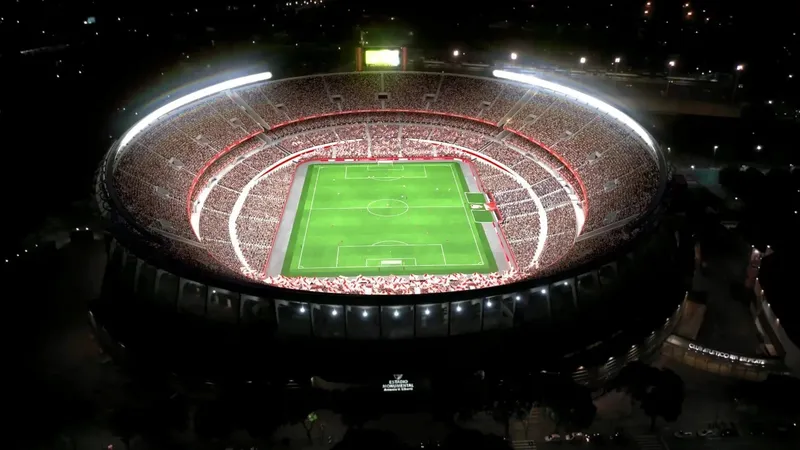 Estádio Monumental, do River Plate, vai receber a final da Libertadores 2024