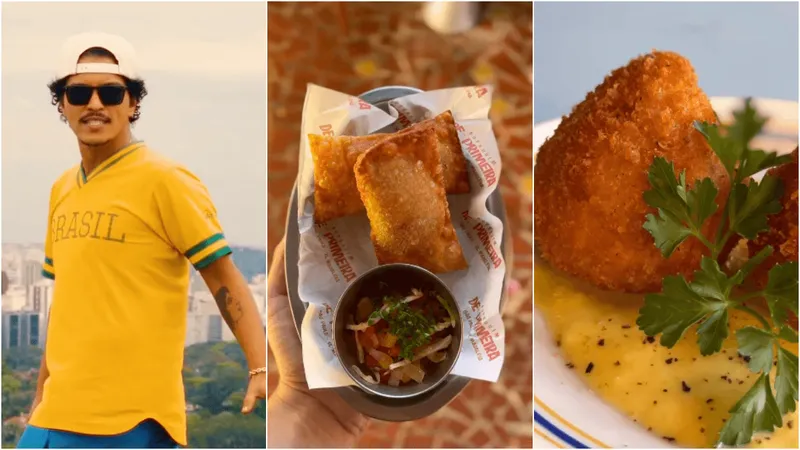 Pediu pastel, coxinha, ostra... Saiba quanto deu a conta de Bruno Mars em bar de São Paulo