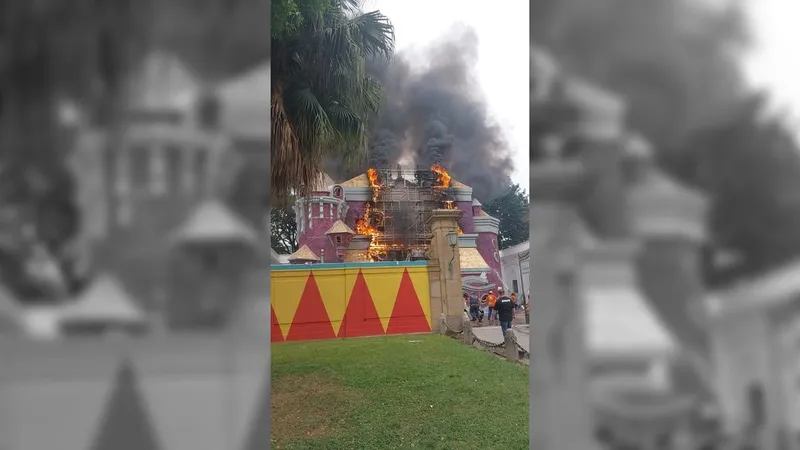 Incêndio atinge instalação externa no antigo Museu da Casa Brasileira