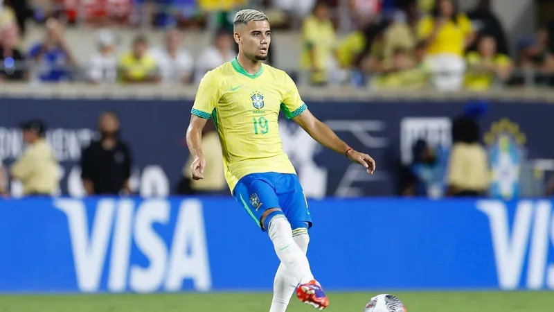 Vini Jr é cortado e Dorival convoca Andreas Pereira para jogos da Seleção Brasileira