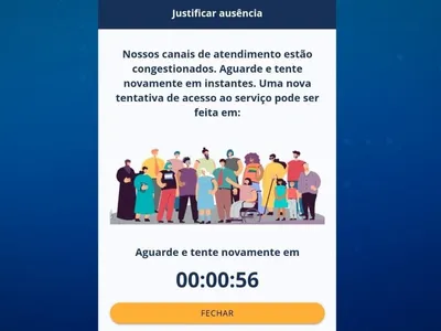 E-título fica congestionado e TRE traz orientações para justificar voto