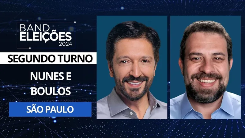 Ricardo Nunes (MDB) e Guilherme Boulos (PSOL) disputam o segundo turno em São Paulo