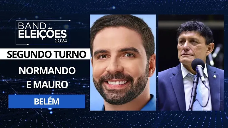 Igor Normando (MDB) e Eder Mauro (PL) disputam segundo turno em Belém (PA)